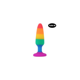 Plug anal multicouleur taille M 